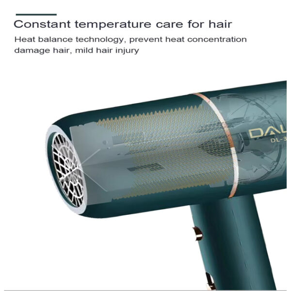 DALING Foldable Hair Dryer Compact Design - Image 2