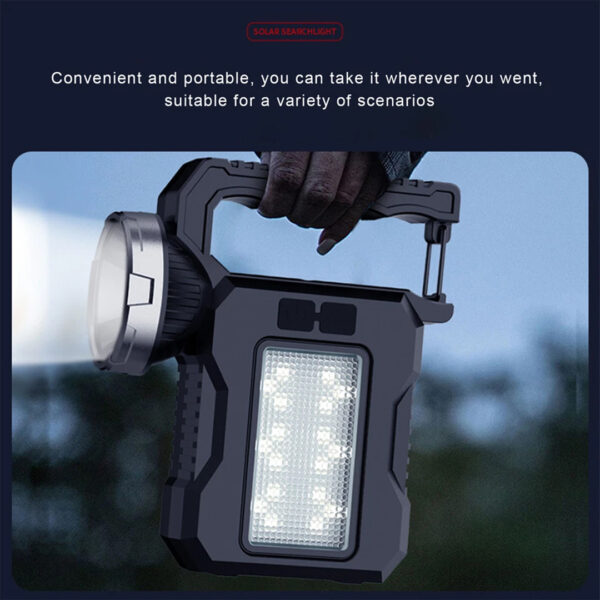 Rechargeable Solar LED Projector - Image 6