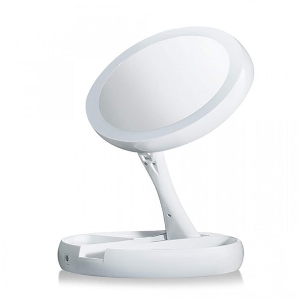 Foldaway LED Lighted Makeup Mirror - Image 5