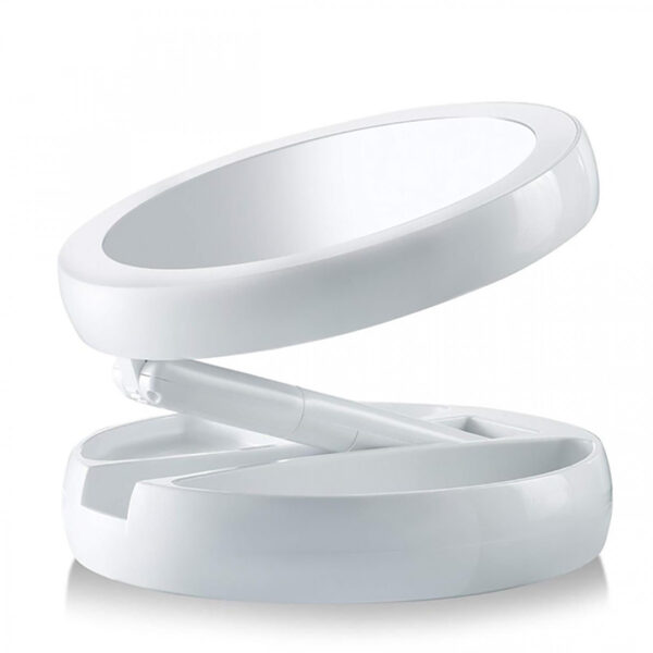 Foldaway LED Lighted Makeup Mirror - Image 4