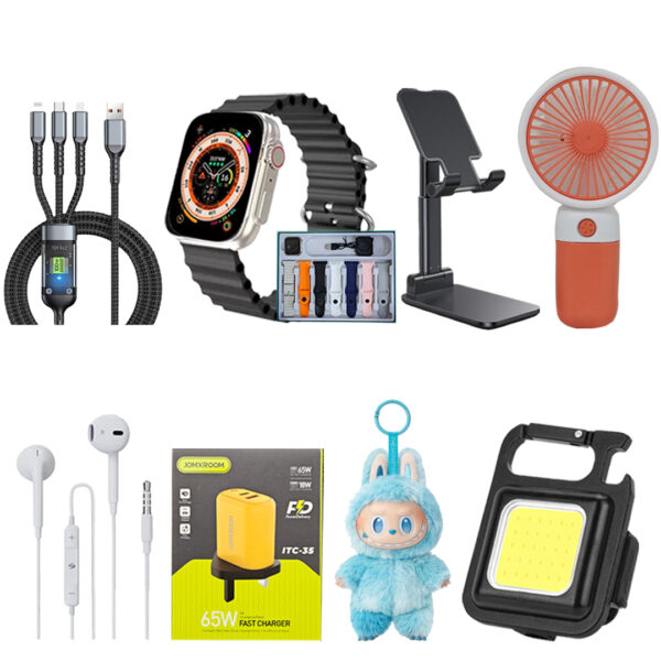 7 Pcs New Gadget Accessories Combo Offer