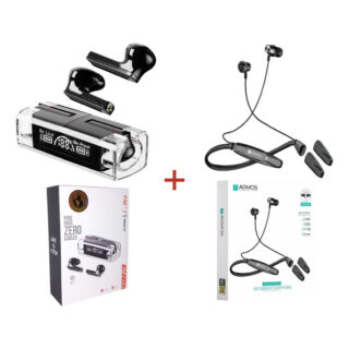 2 Pcs Branded New Headphone + Neckband Offer Sale