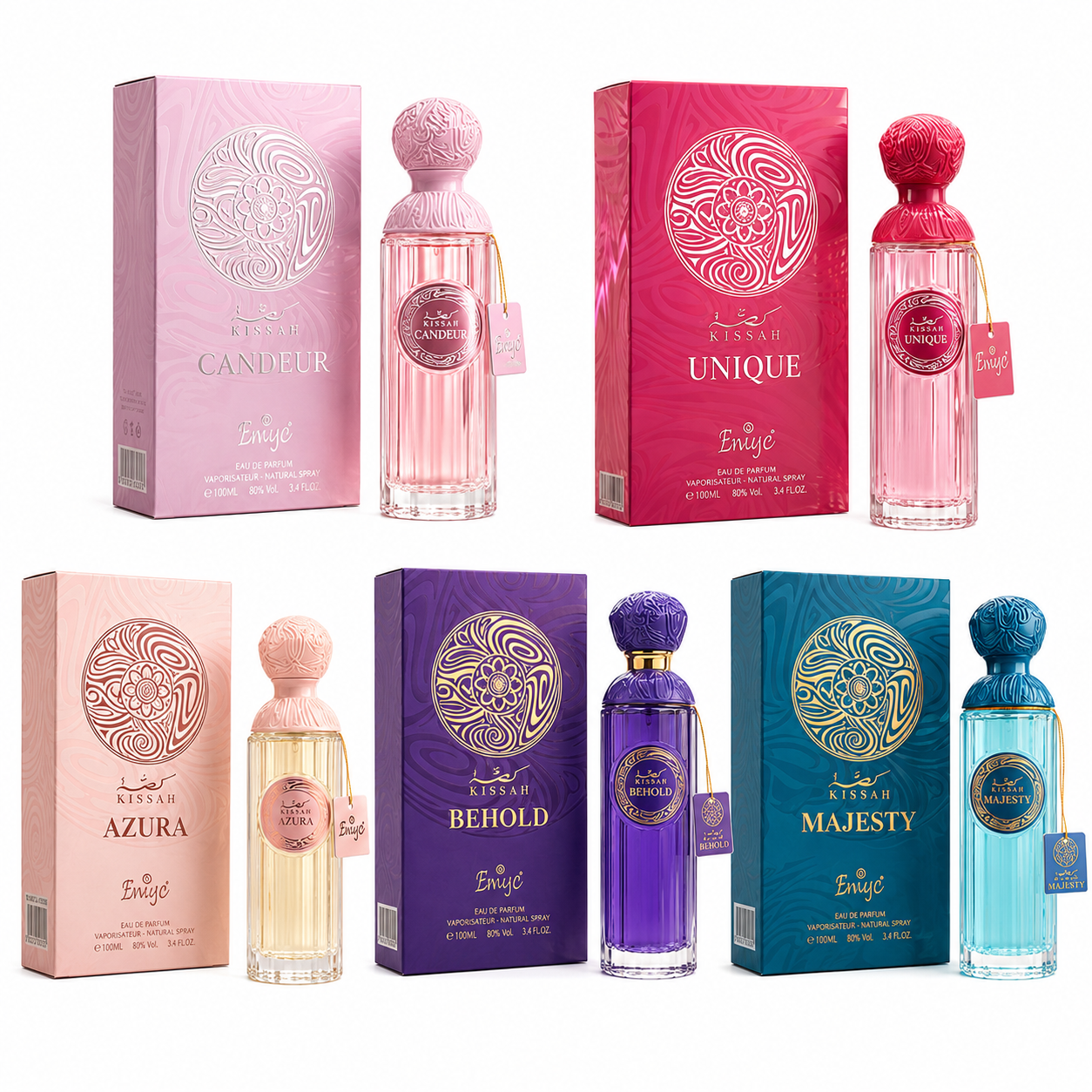5 Pcs High Class Long Lasting Perfume Combo Offer