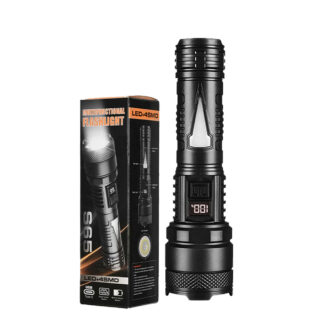 High Power USB Rechargeable Telescopic Torch Light